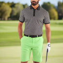 Galvin Green Maxwell Polo Shirt - Black/Fresh Green