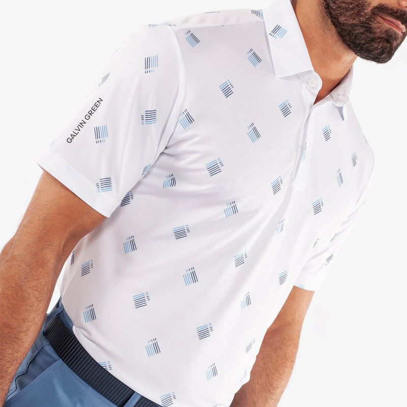 Galvin Green Memo Polo Shirt - White