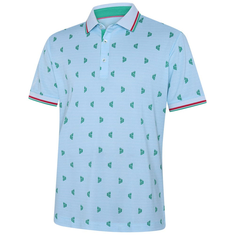 Galvin Green Ltd Collection Mendez Polo Shirt - Crystal Blue/Green