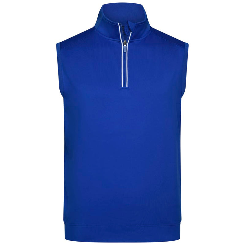 Glenmuir Applecross 1/4 Zip Gilet - Ascot Blue/White