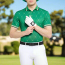 Galvin Green Miguel Polo Shirt - Golf Green/White