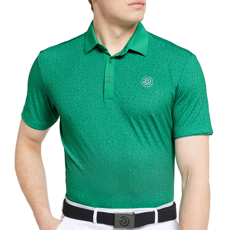 Galvin Green Milton Polo Shirt - Golf Green/White