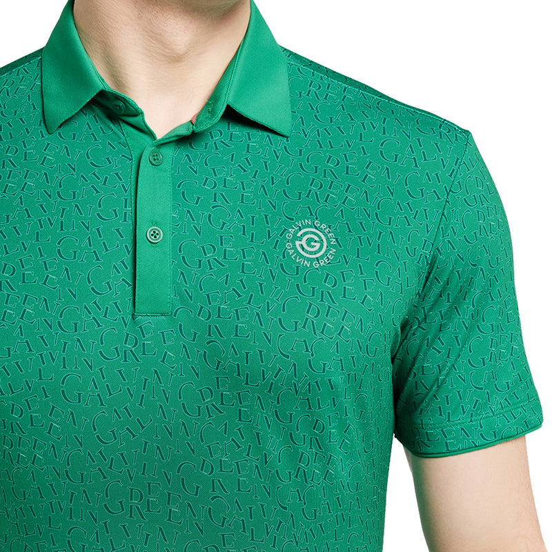 Galvin Green Milton Polo Shirt - Golf Green/White