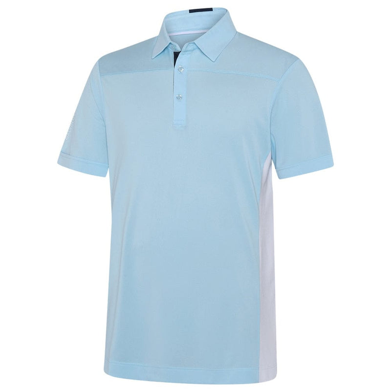 Galvin Green Mitchell Polo Shirt - Crystal Blue/White/Navy