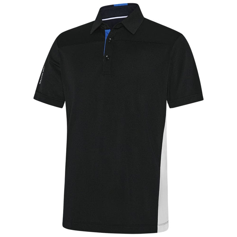 Galvin Green Mitchell Polo Shirt - Black/White/Royal Blue
