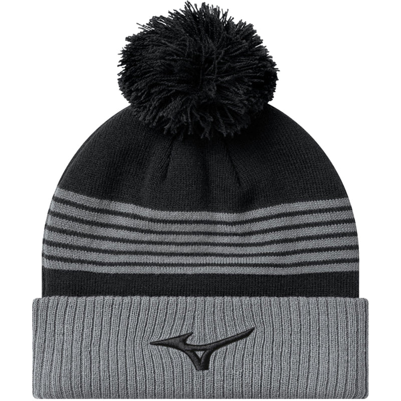 Mizuno Pom Beanie - Black