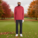Lyle & Scott Golf Core Quarter Zip Midlayer - Plum