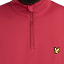 Lyle & Scott Golf Core Quarter Zip Midlayer - Plum