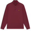 Lyle & Scott Golf Core Quarter Zip Midlayer - Plum