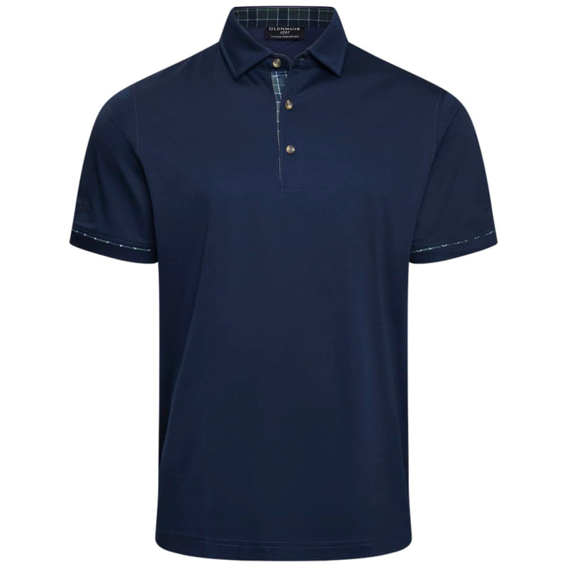 Glenmuir Gordon Polo Shirt - Navy/Tartan