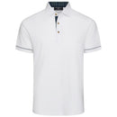 Glenmuir Gordon Polo Shirt - White/Tartan
