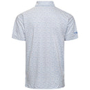Glenmuir Overton Polo Shirt - White/Tahiti