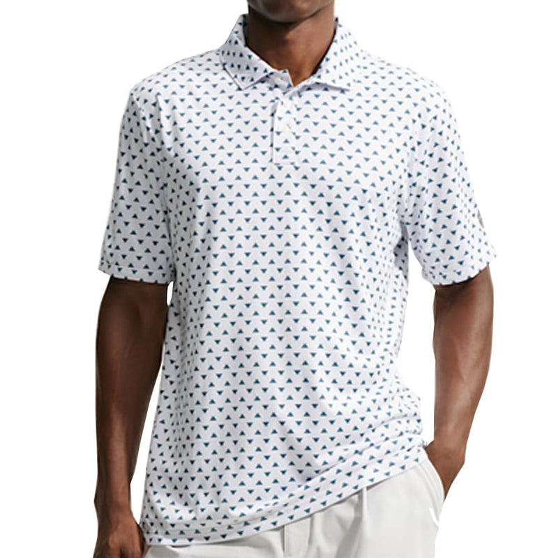 Nike Par Dri-Fit Printed Polo Shirt - White