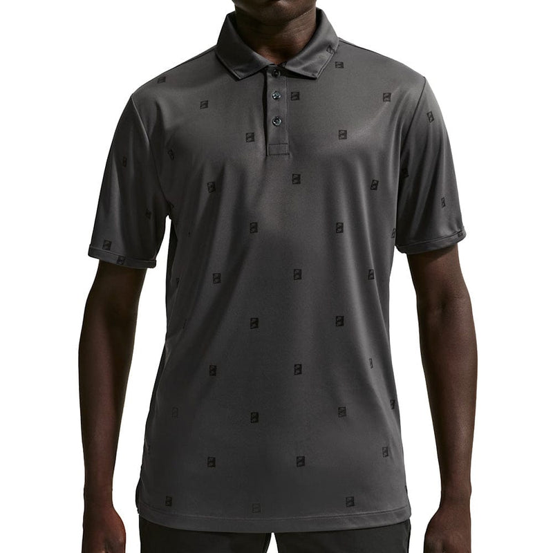 Nike Dri-Fit Par 5 Icon Stack Polo Shirt - Anthracite/Black