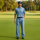 Nike Dri-Fit Par 5 Shoe Print Polo Shirt - Work Blue/Work Blue