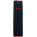 MacGregor Microfibre Golf Towel - Black/Red