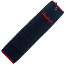 MacGregor Microfibre Golf Towel - Black/Red