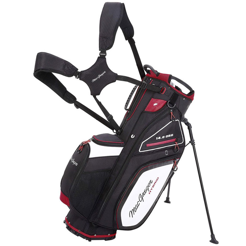 MacGregor Paramount Hybrid 14 Cart/Stand Bag - Black/Red