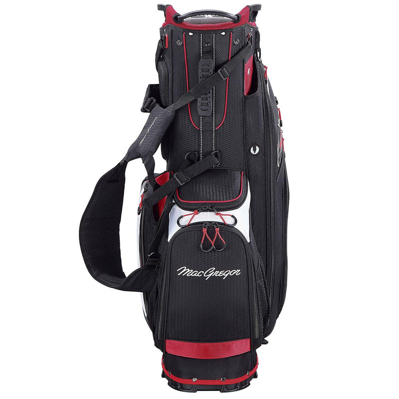 MacGregor Paramount Hybrid 14 Cart/Stand Bag - Black/Red