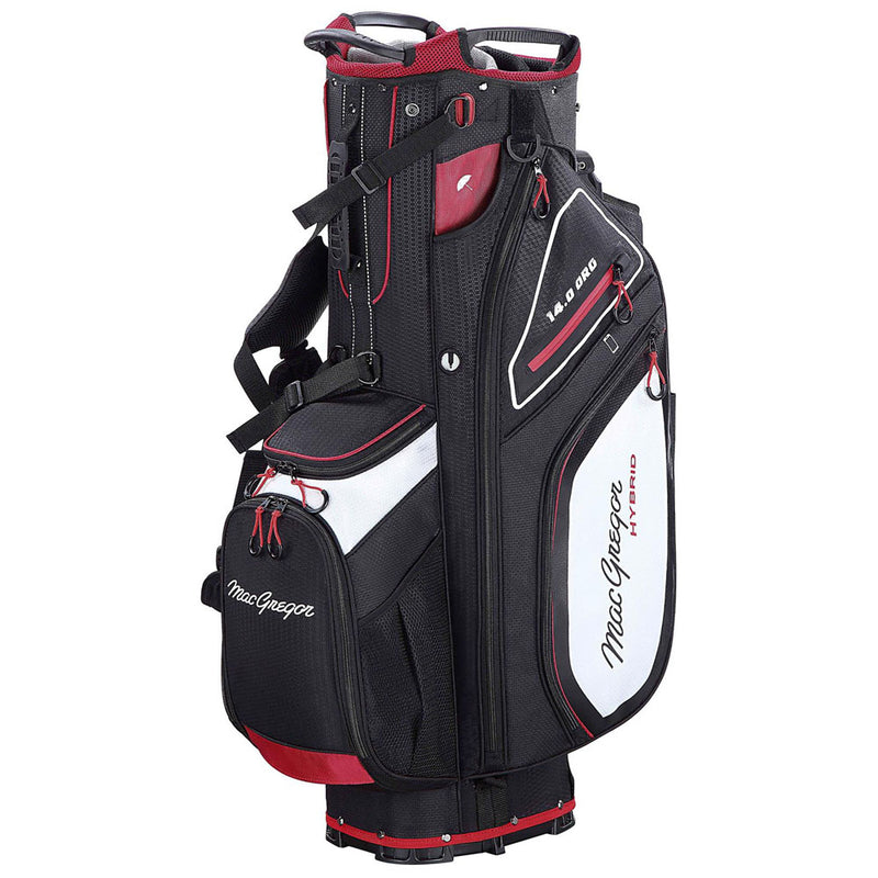 MacGregor Paramount Hybrid 14 Cart/Stand Bag - Black/Red