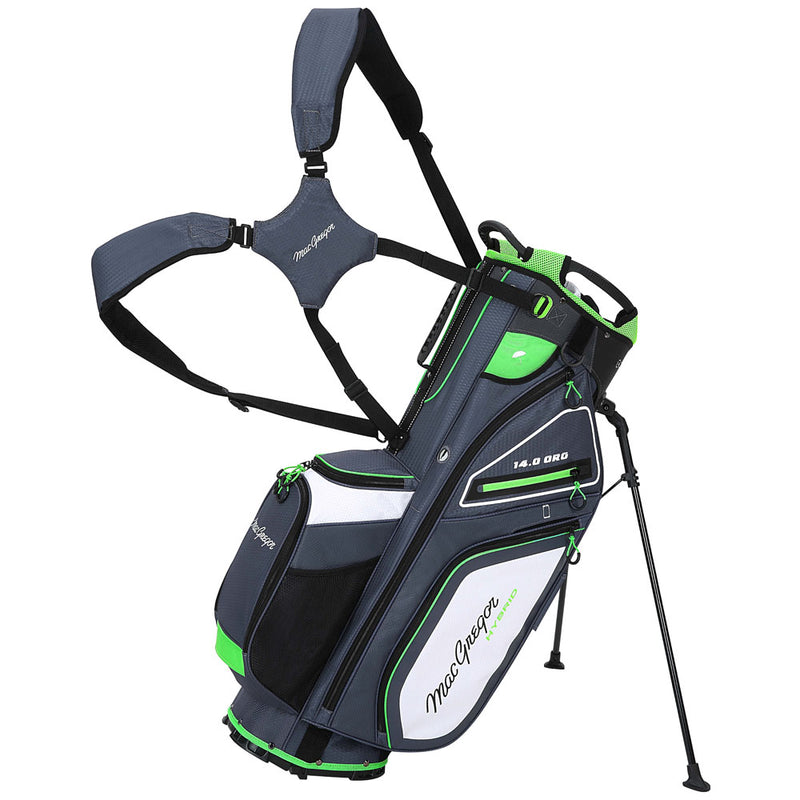 MacGregor Paramount Hybrid 14 Stand/Cart Bag - Grey/Green