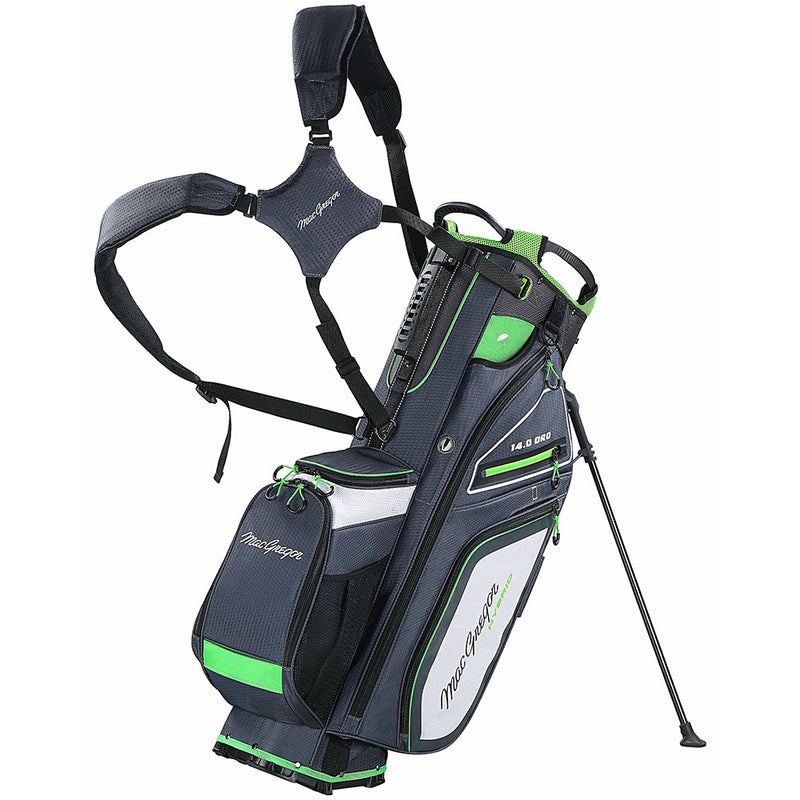 MacGregor Paramount Hybrid 14 Stand/Cart Bag - Grey/Green