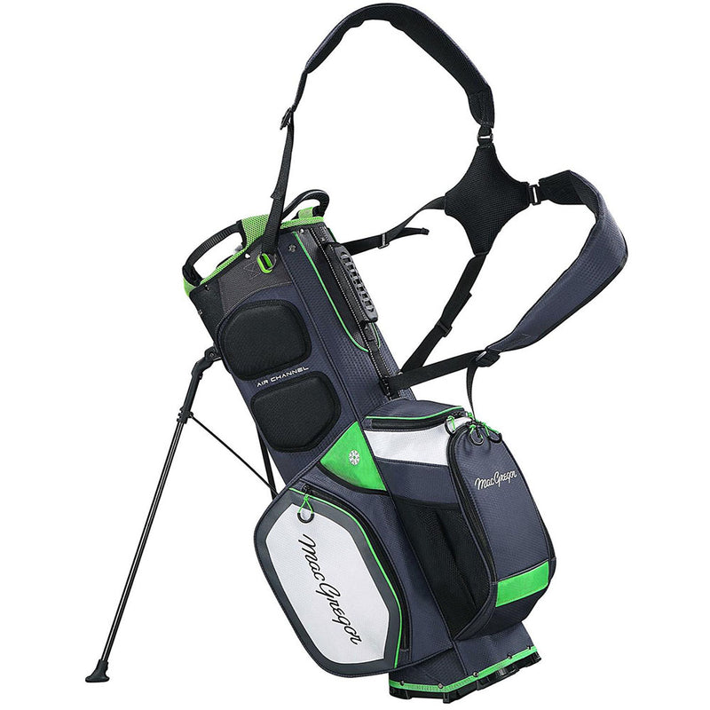 MacGregor Paramount Hybrid 14 Stand/Cart Bag - Grey/Green