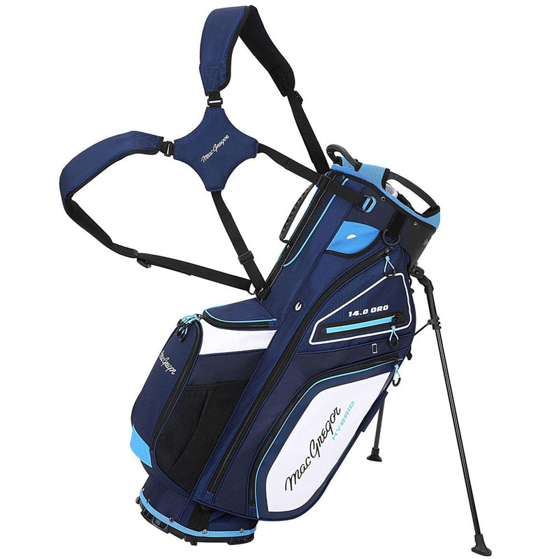 MacGregor Paramount Hybrid 14 Stand/Cart Bag - Navy/Sky