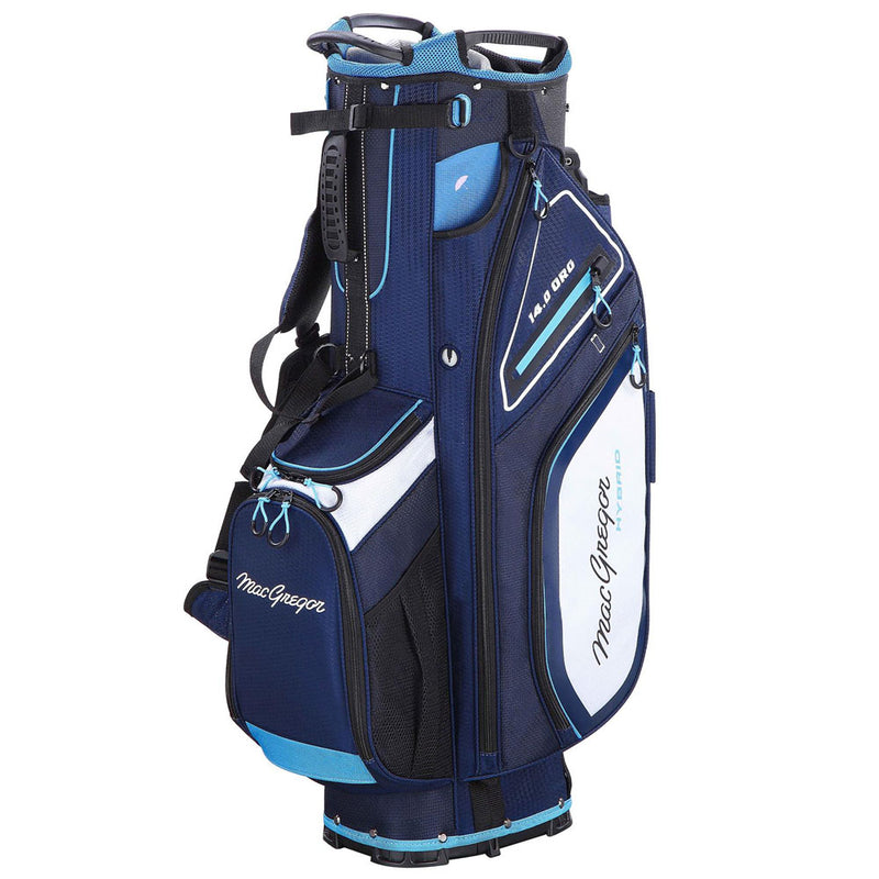 MacGregor Paramount Hybrid 14 Stand/Cart Bag - Navy/Sky