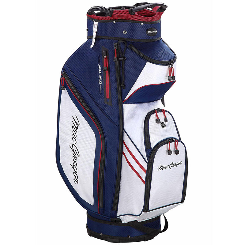 MacGregor Principal 10" Cart Bag - Navy/White/Red