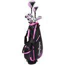 MacGregor V-MAX Junior 7-Piece Stand Bag Package Set - Pink (Ages 9-12)