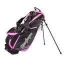 MacGregor V-MAX Junior 7-Piece Stand Bag Package Set - Pink (Ages 9-12)