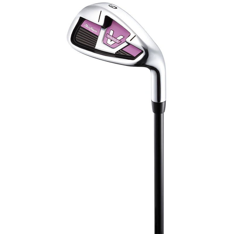 MacGregor V-MAX Junior 7-Piece Stand Bag Package Set - Pink (Ages 9-12)