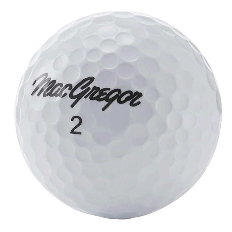 MacGregor VIP Golf Balls - White - 12 Pack