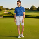 Ping Marek Polo Shirt - Bright Cobalt Multi