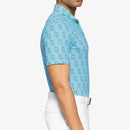 Galvin Green Ltd Collection Martinez Polo Shirt - Crystal Blue/Green