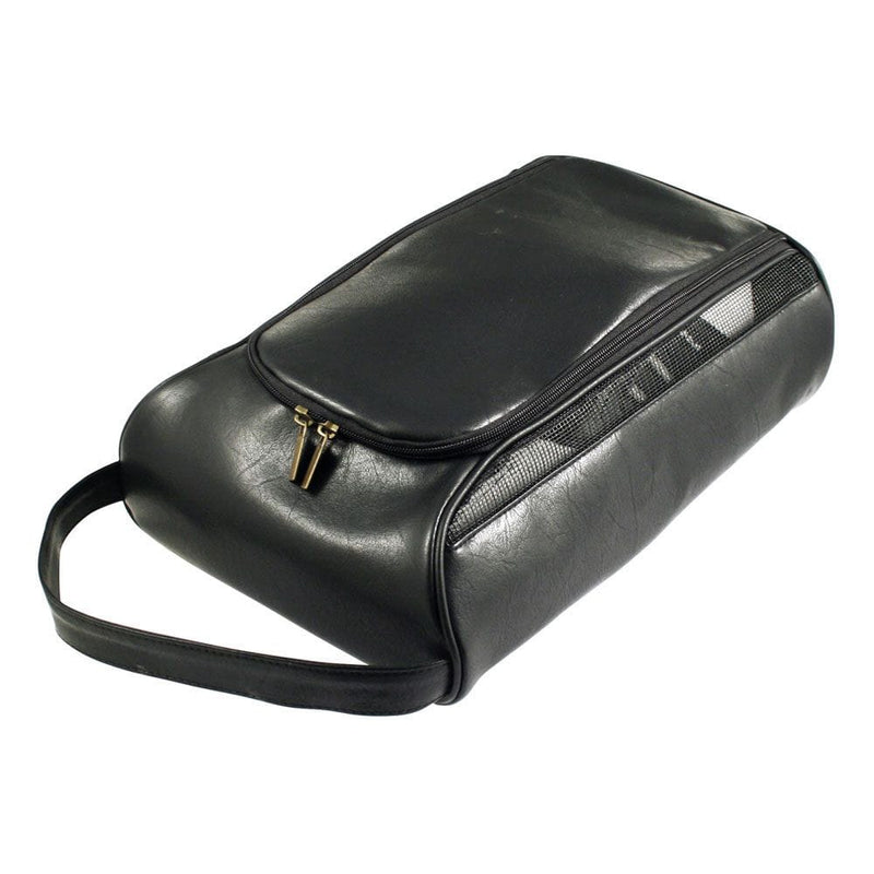 Masters Leatherette Shoe Bag - Black