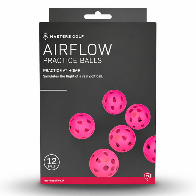 Masters Airflow XP Practise Balls 12 Pack - Pink
