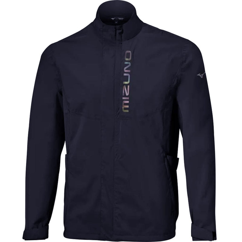 Mizuno Arc Waterproof Rain Jacket - Baritone Blue