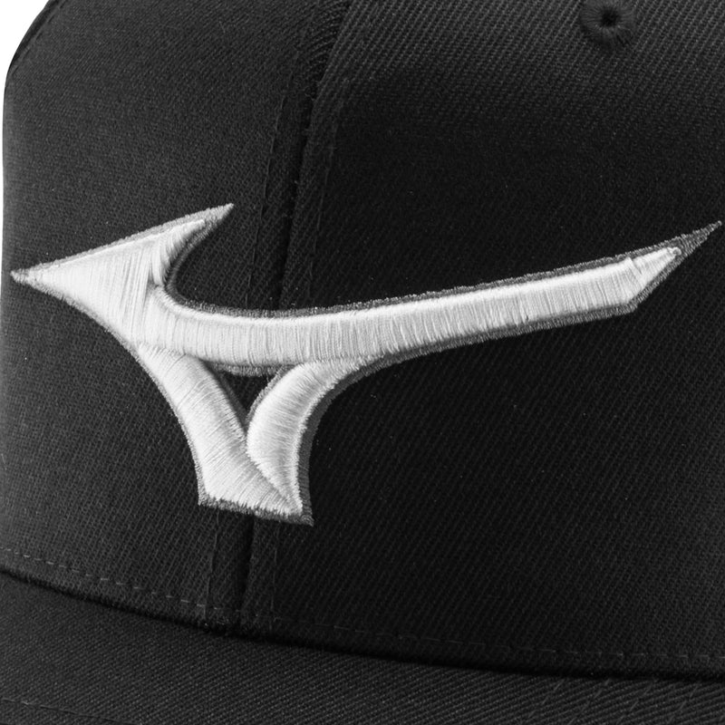 Mizuno Diamond Snapback Cap - Black