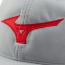 Mizuno Tour Adjustable Cap - Grey/Red