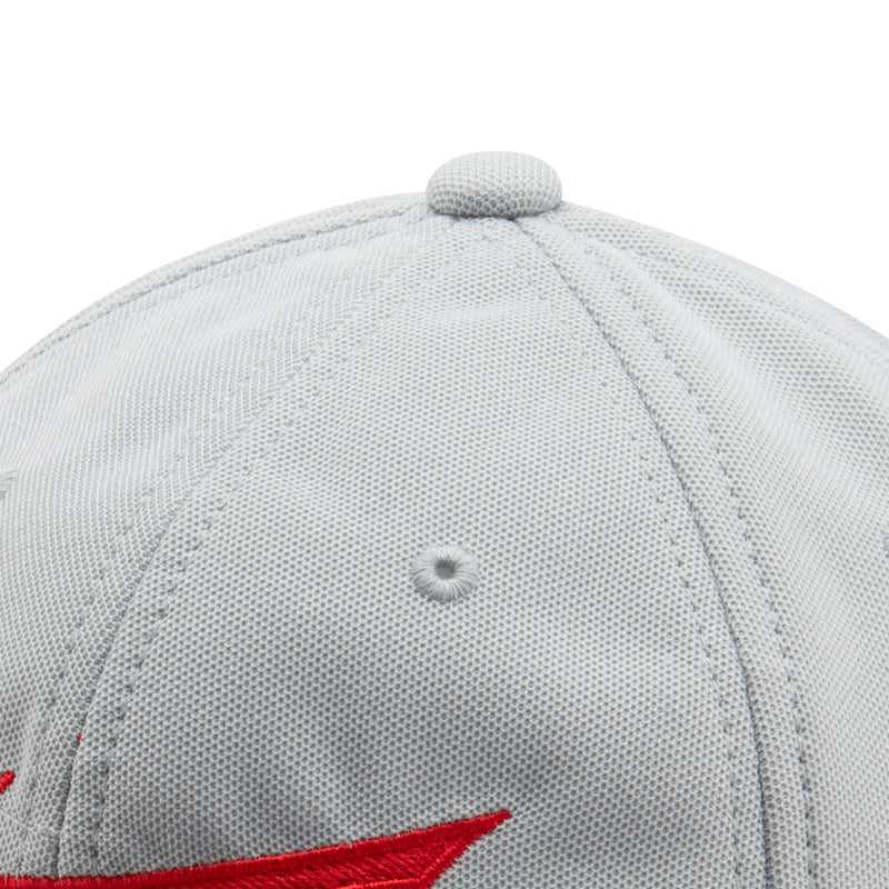 Mizuno Tour Adjustable Cap - Grey/Red