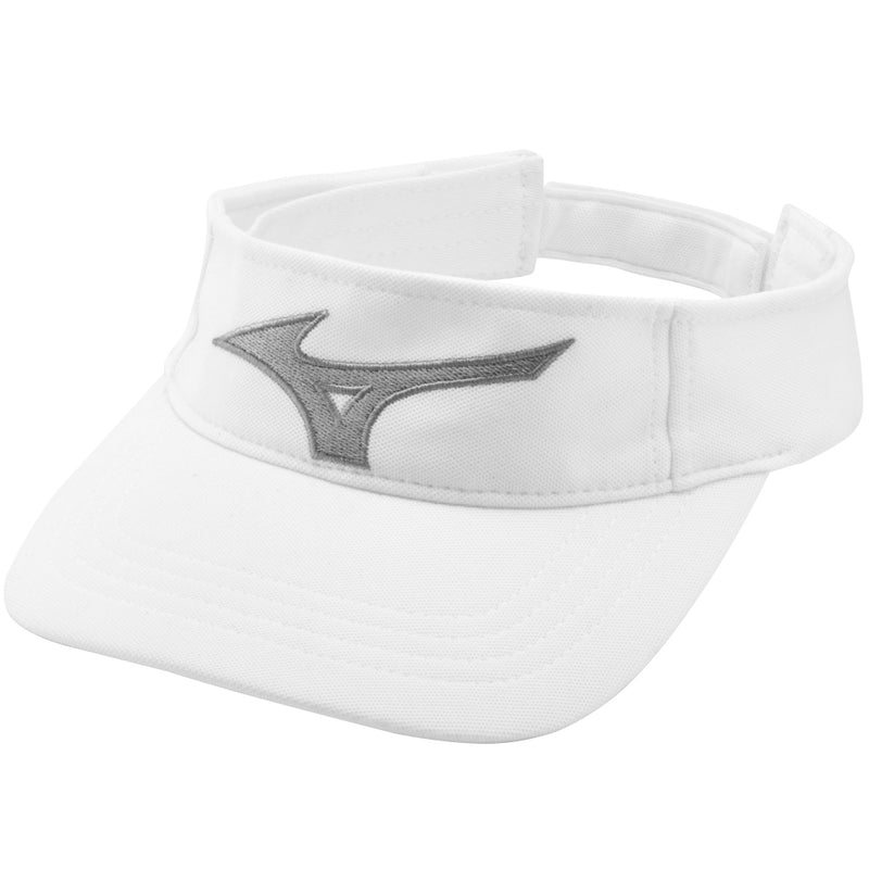 Mizuno Tour Visor - White/Charcoal