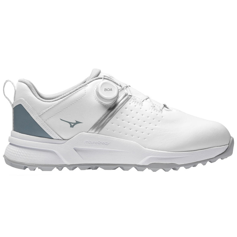 Mizuno Hazard BOA Spikeless Waterproof Shoes - Snow White/Citadel
