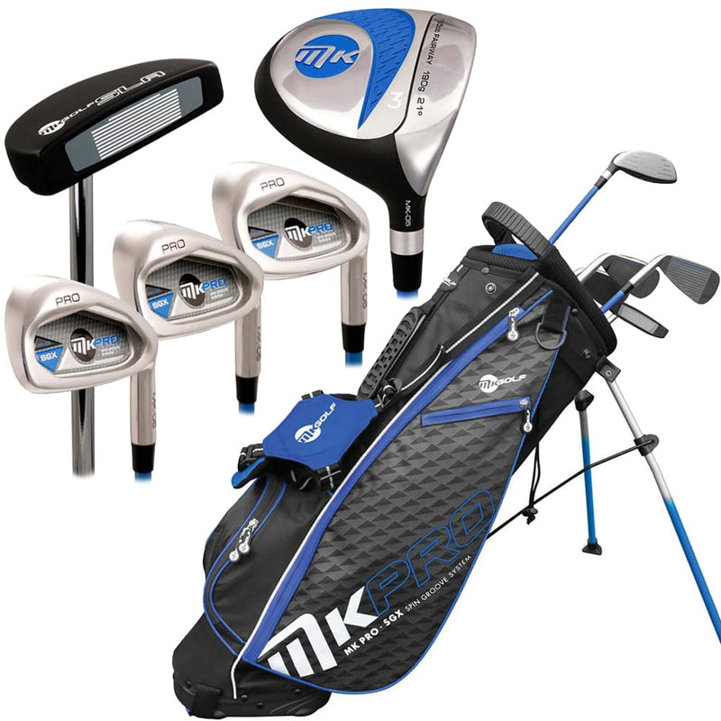 Mkids Pro Junior 6-Piece Package Set - Blue (61 Inch Tall) (Ages 10-12)
