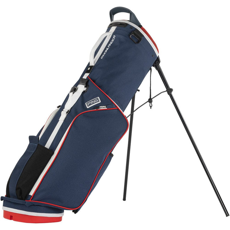 Ping Moonlander Stand Bag - Navy/Red/White
