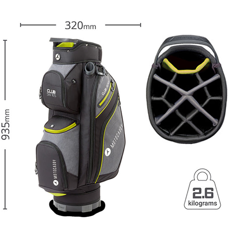 Motocaddy Club Series Cart Bag - Black/Blue