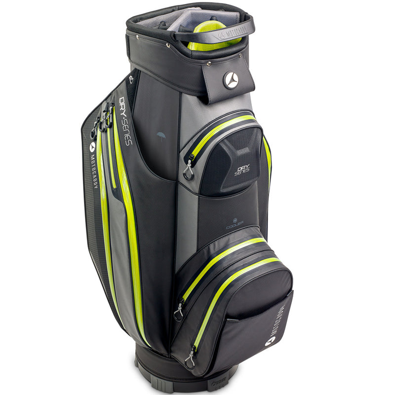 Motocaddy Dry Series Cart Waterproof Bag - Charcoal/Lime