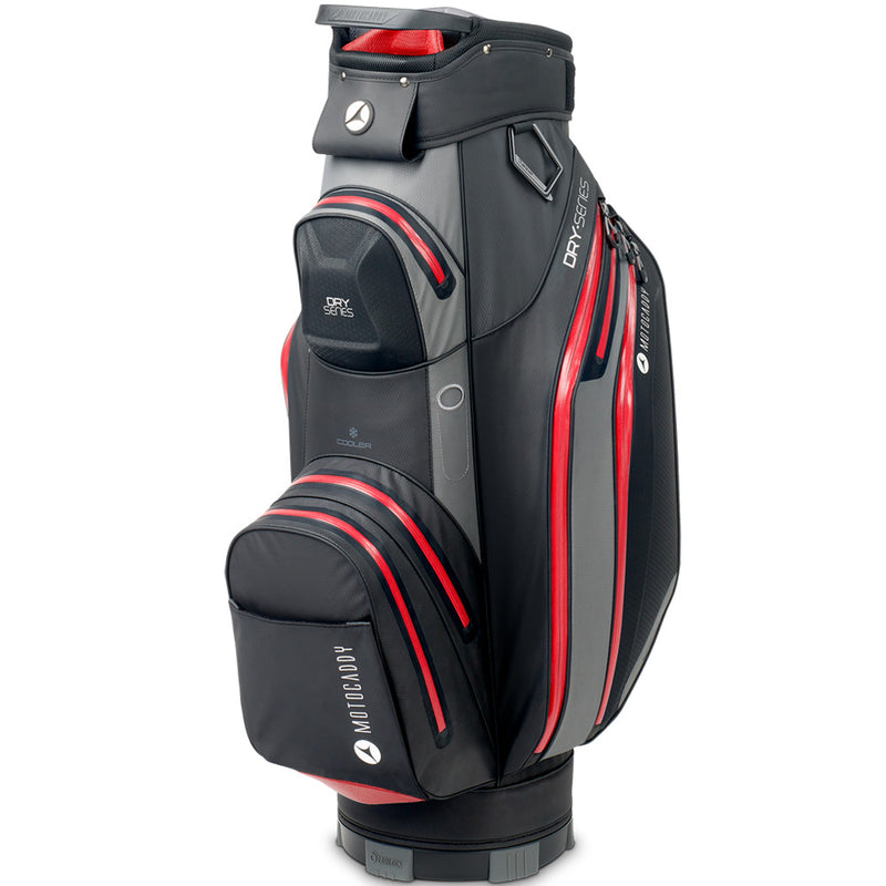 Motocaddy Dry Series Cart Waterproof Bag - Charcoal/Red