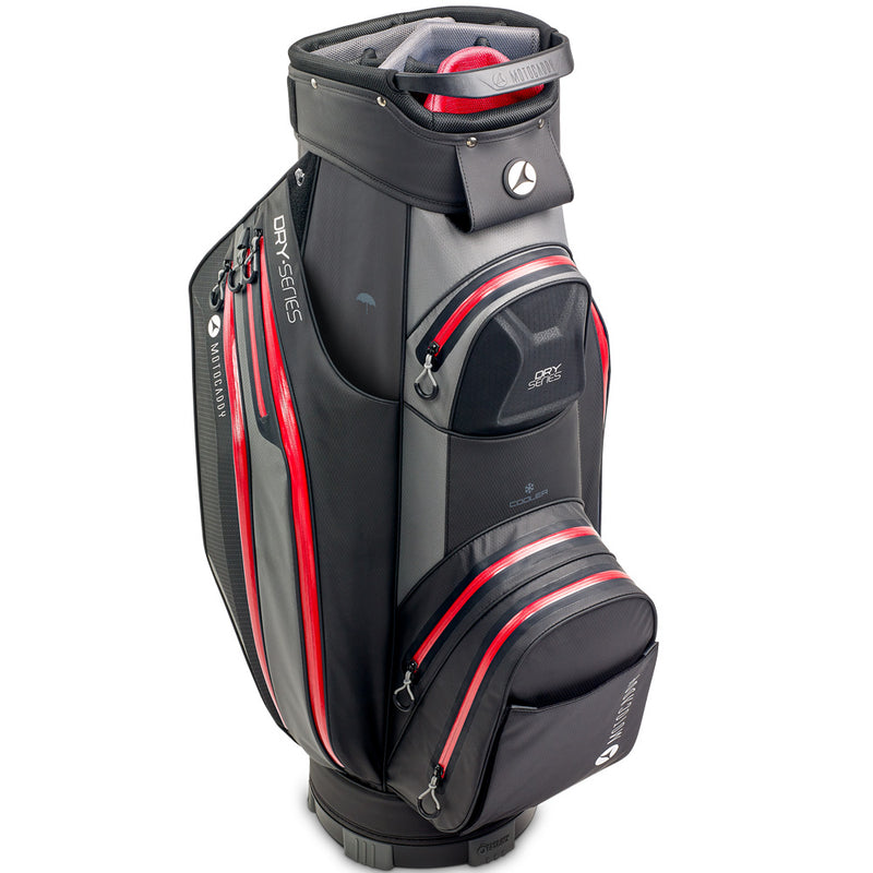 Motocaddy Dry Series Cart Waterproof Bag - Charcoal/Red